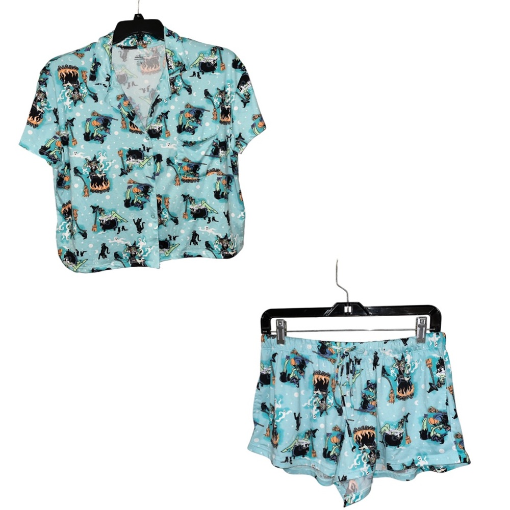 Halloween Matching Women’s Pajama Set Top & Bottom Size Medium